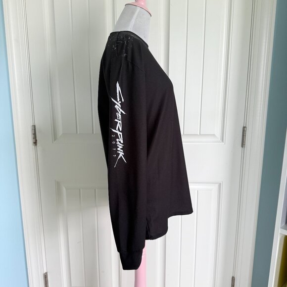 Blackmilk x Cyberpunk 2077 Johnny Silverhand Long Sleeve BFT Tee - Picture 7 of 10